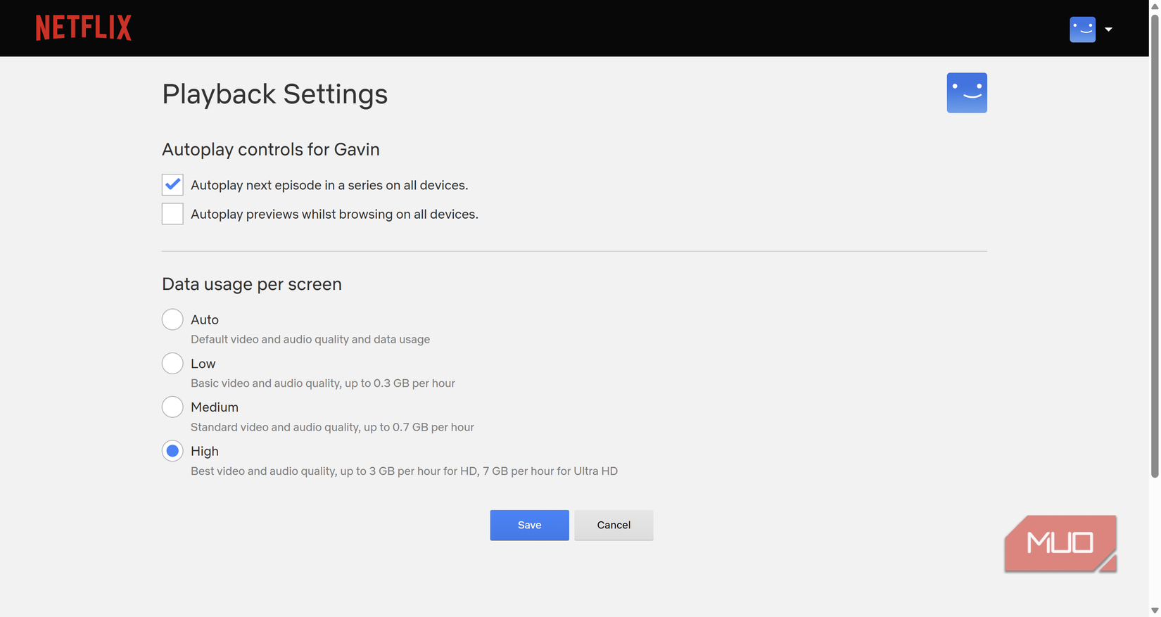 netflix turn off autoplay settings.