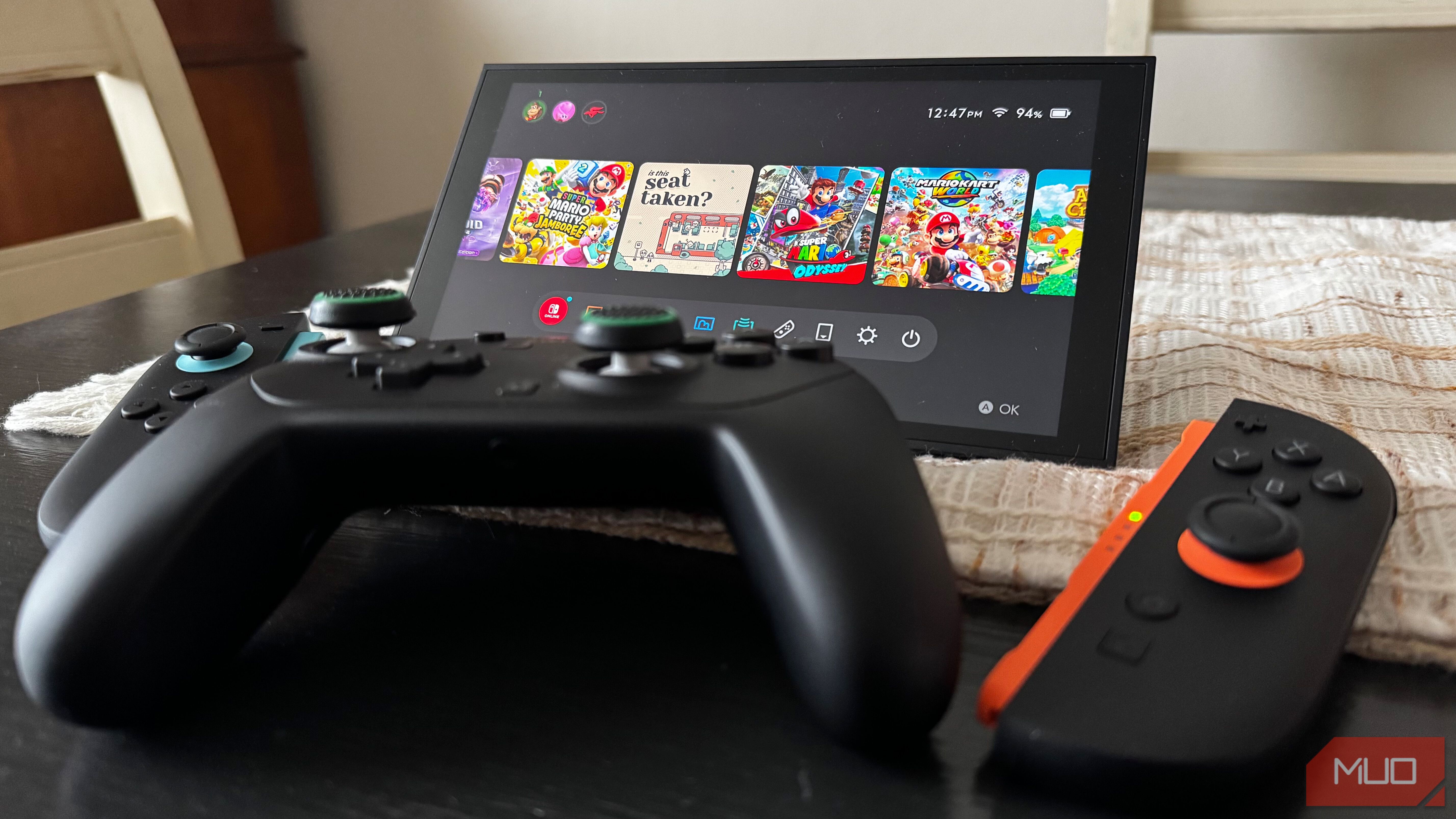 Nintendo Switch 2 Tabletop with Controllers