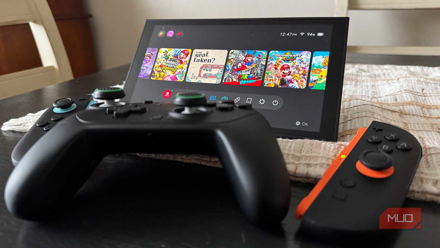 Nintendo Switch 2 Tabletop with Controllers