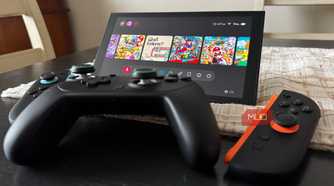 Nintendo Switch 2 Tabletop with Controllers