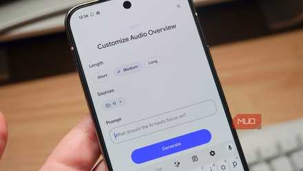 Customize audio summaries in NotebookLM.