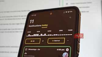 Notification history with count in BuzzKill app.