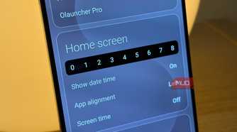 Changing the number of apps on my Olauncher Home Screen.