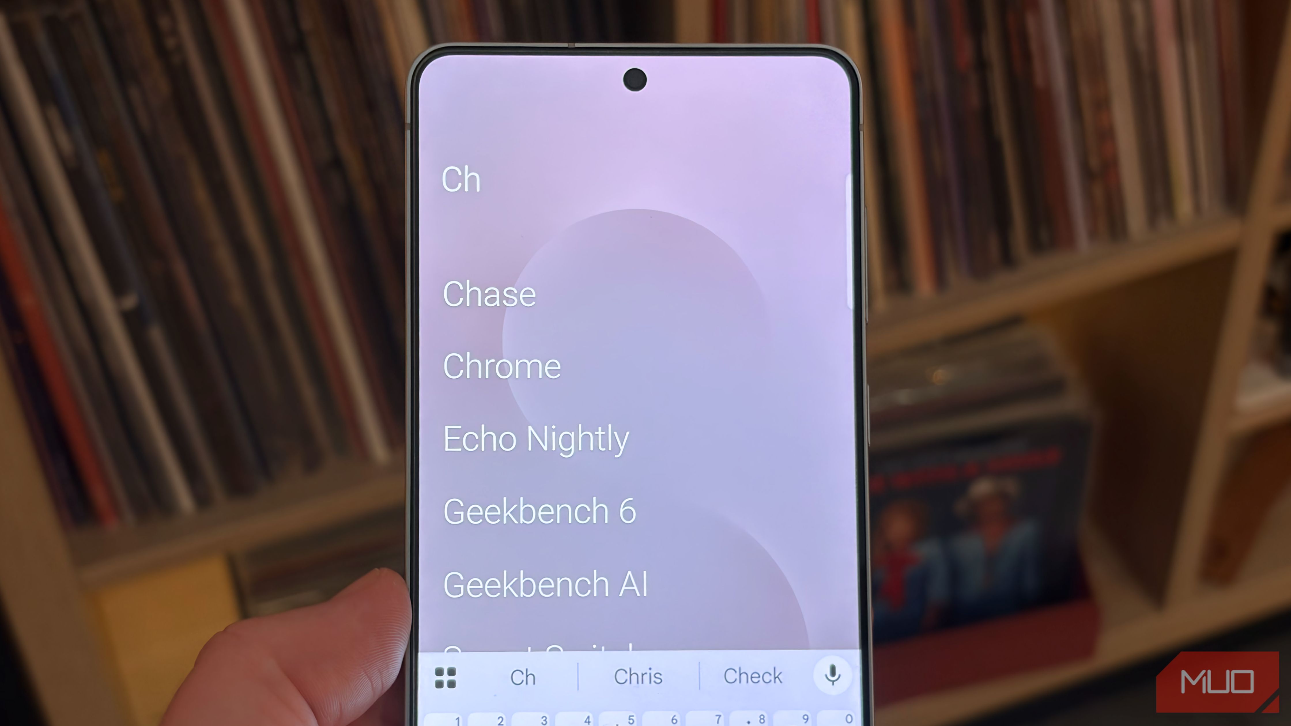App search in Olauncher.