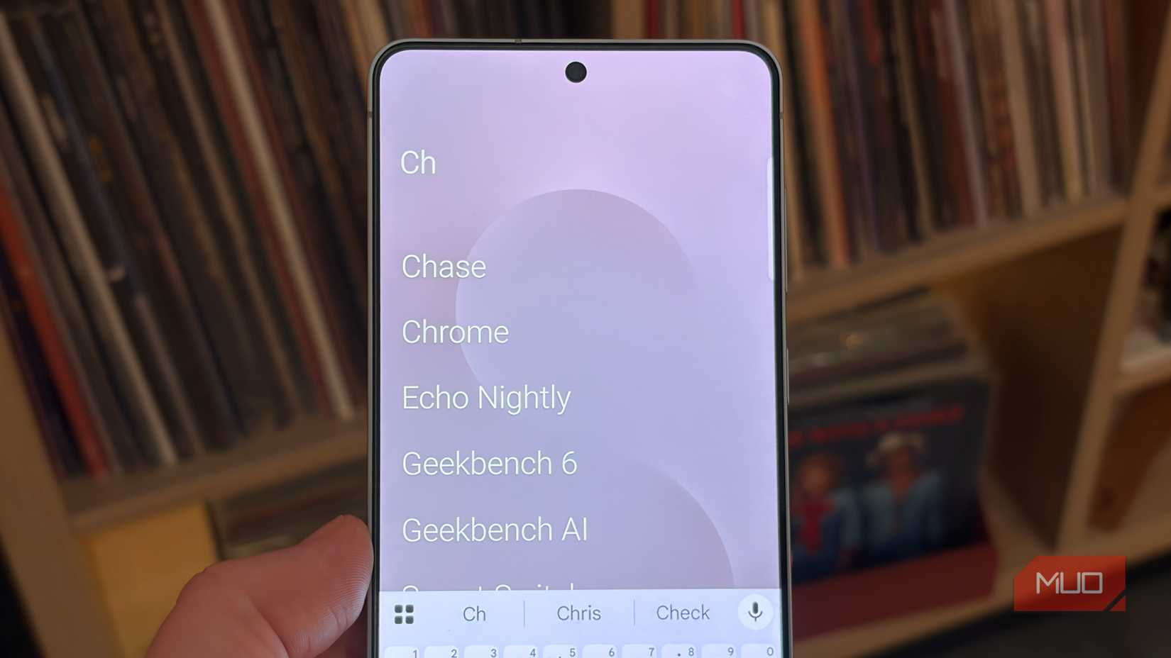 App search in Olauncher.