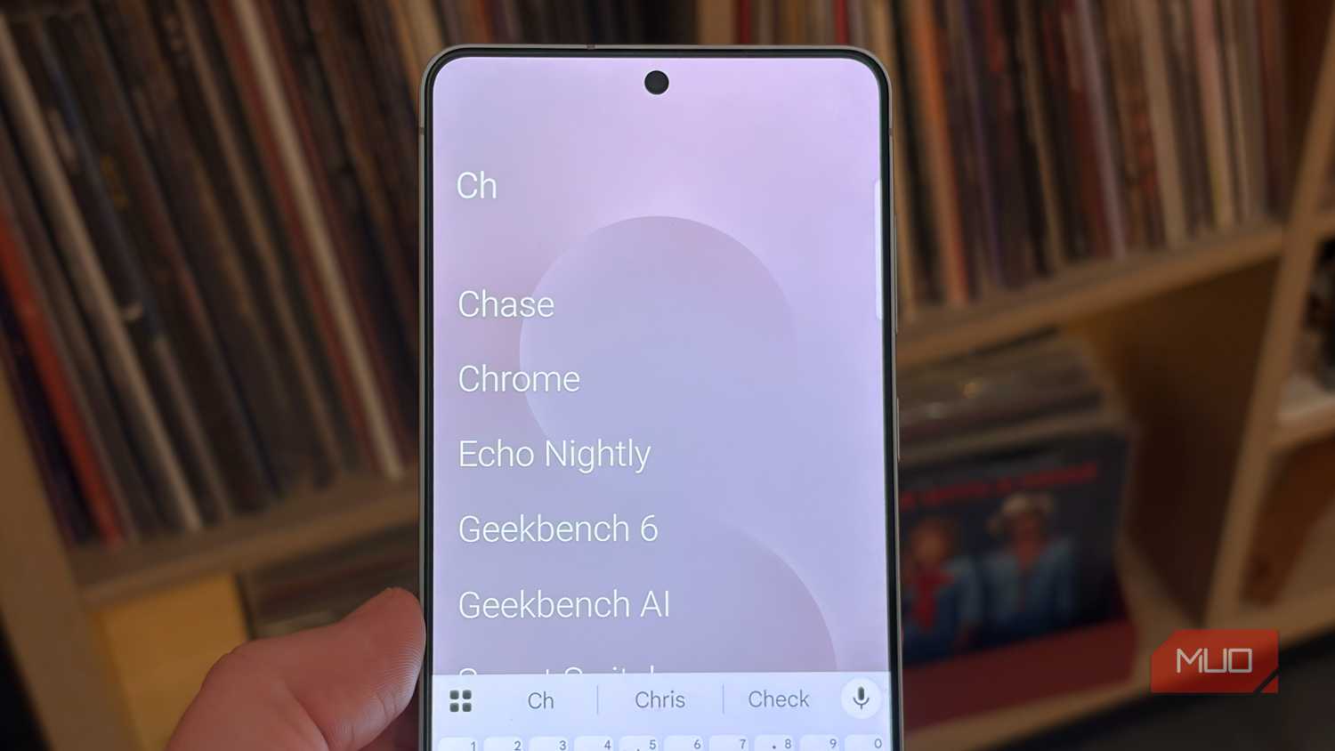 App search in Olauncher.