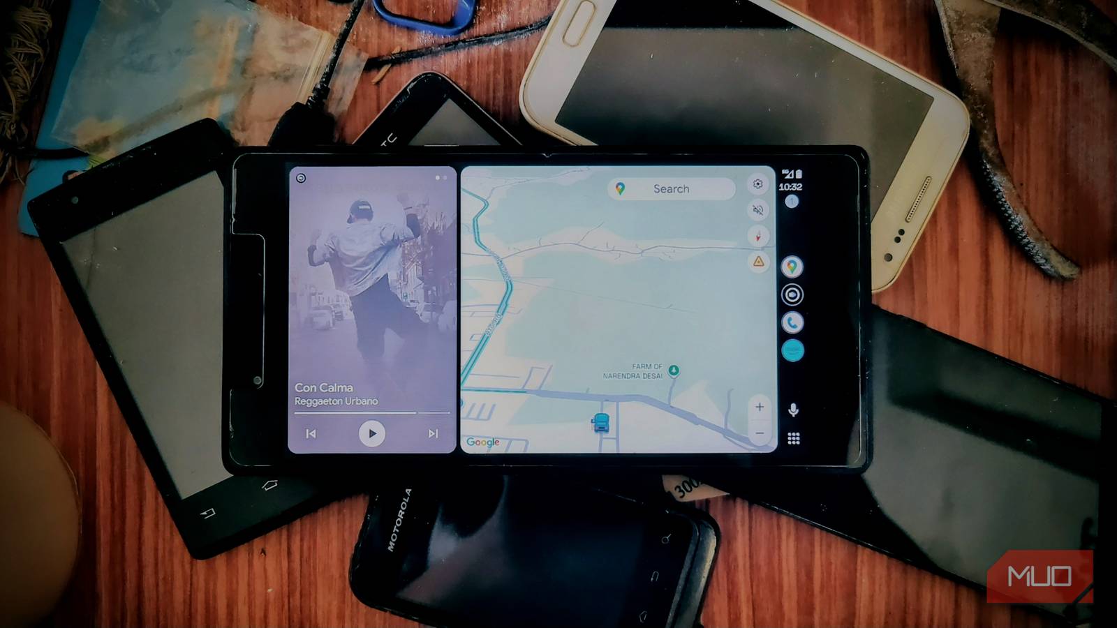 I didn’t buy a new car stereo I just used this app on an old Android tablet