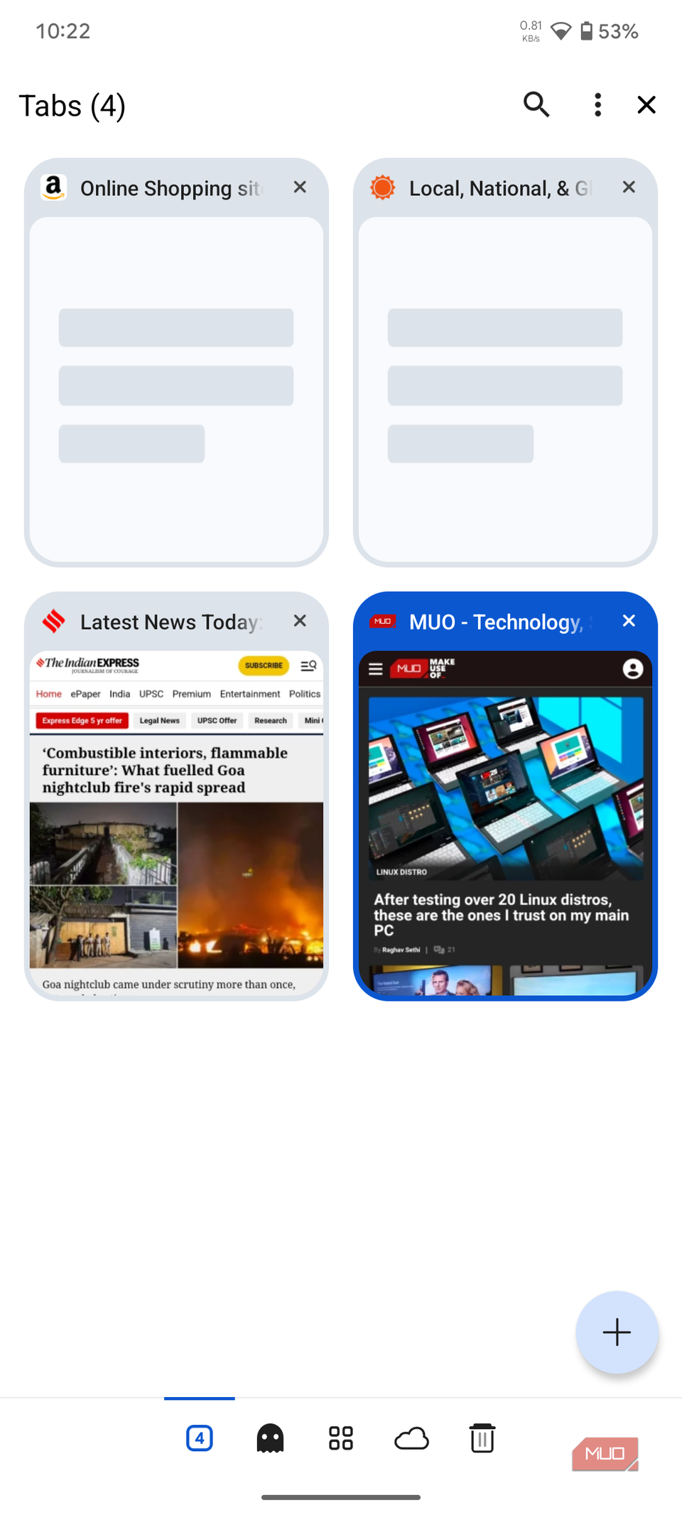 Android Browser Interface 5 Android browsers that are flat-out better than Chrome