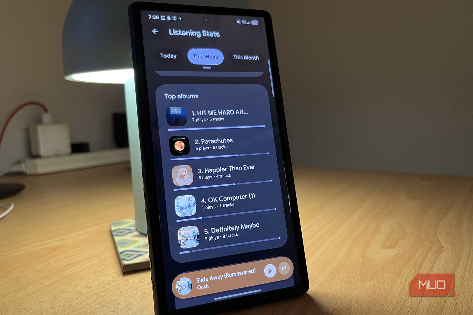PixelPlay listening stats