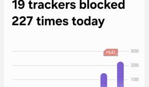 Privacy dashboard on Samsung Internet
