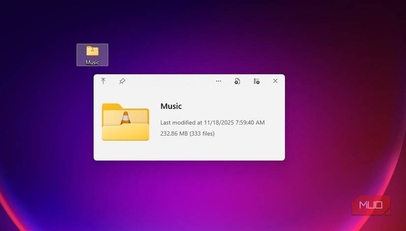 QuickLook app showing folder preview