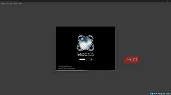 ReactOS boot screen.