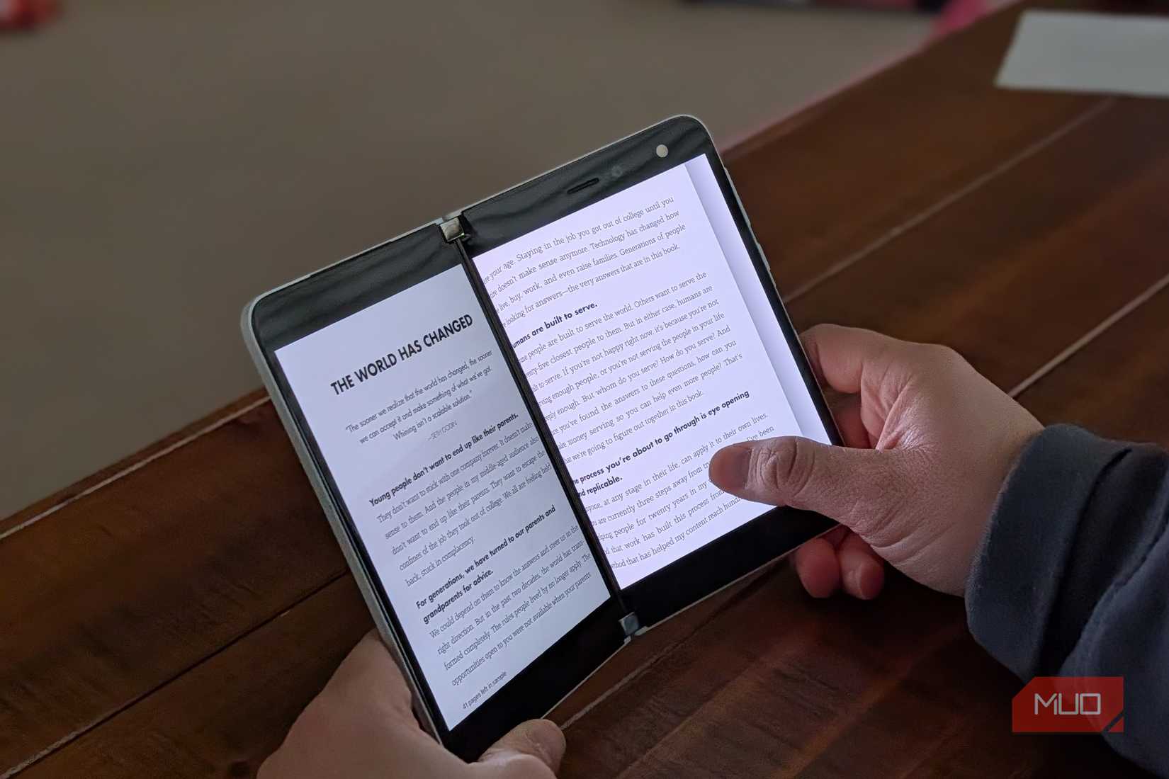 Two Screen Handheld Device Foldable phones are cool, but this type of dual screen device is better