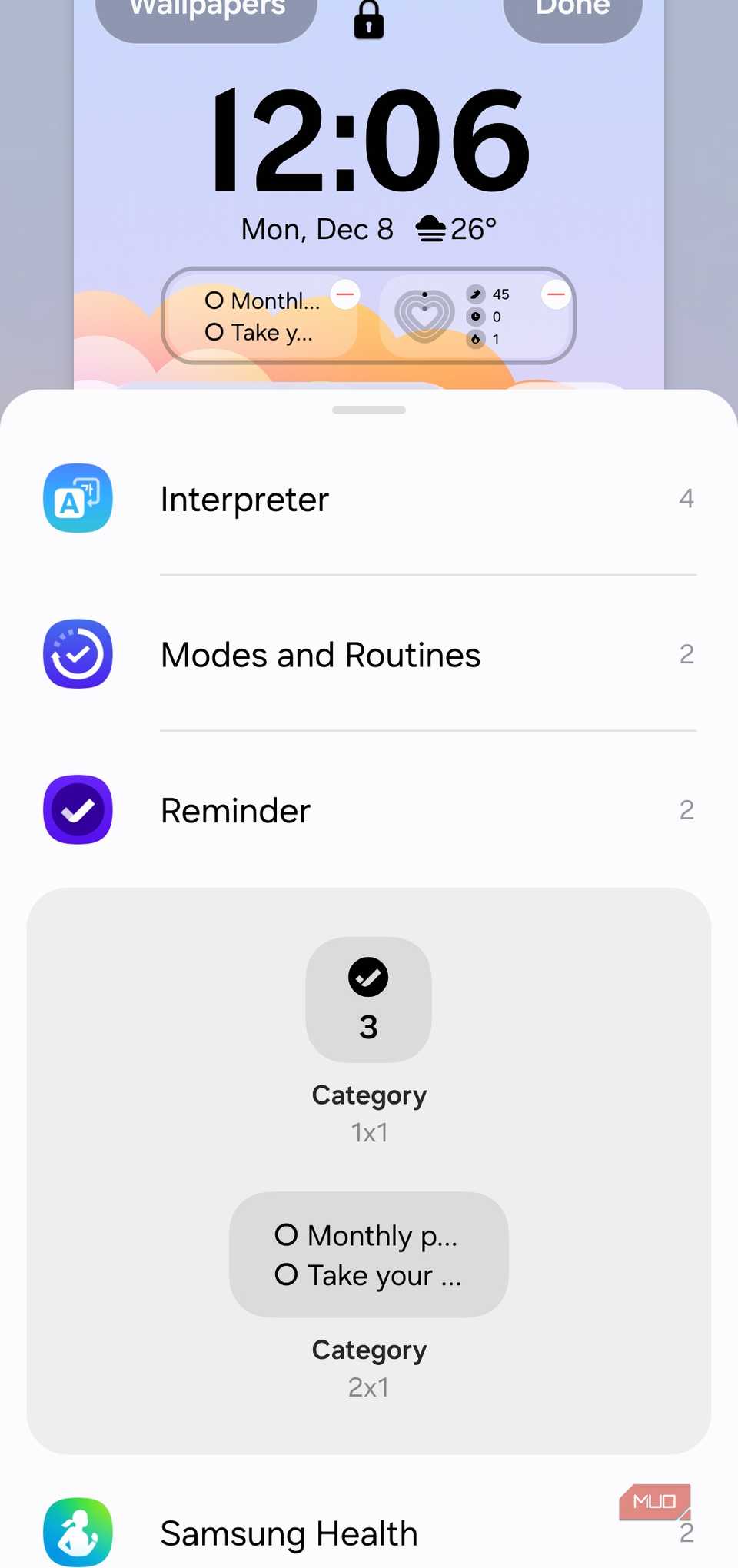 I barely need to unlock my Samsung anymore after adding these widgets