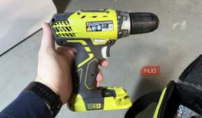 RYOBI ONE drill driver being held