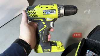 RYOBI ONE drill driver being held