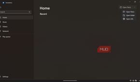 Screenbox app home screen.