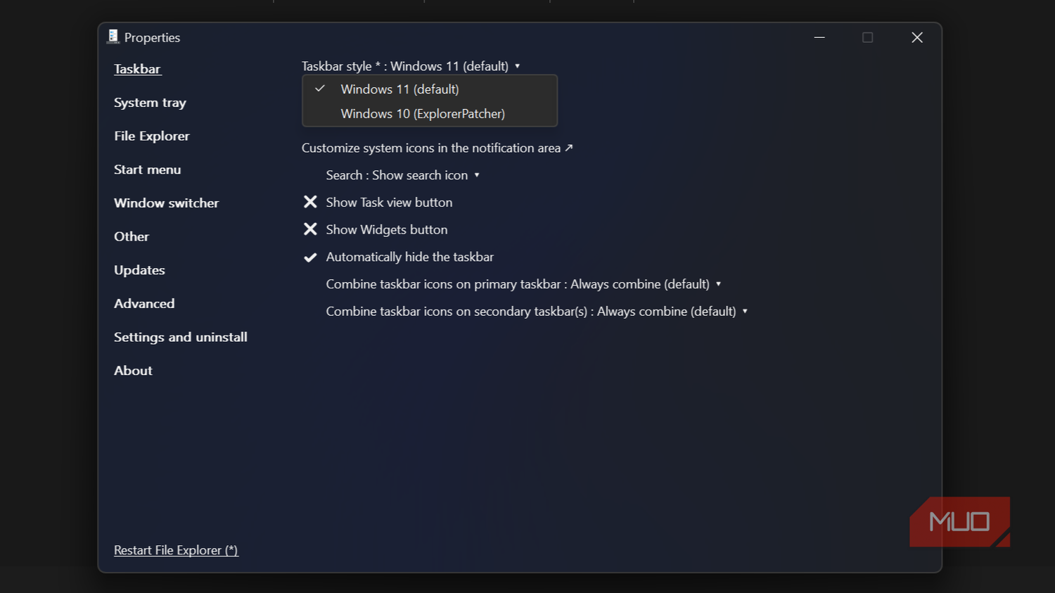 Explorerpatcher Taskbar This tiny open-source tool finally fixed Windows File Explorer for me