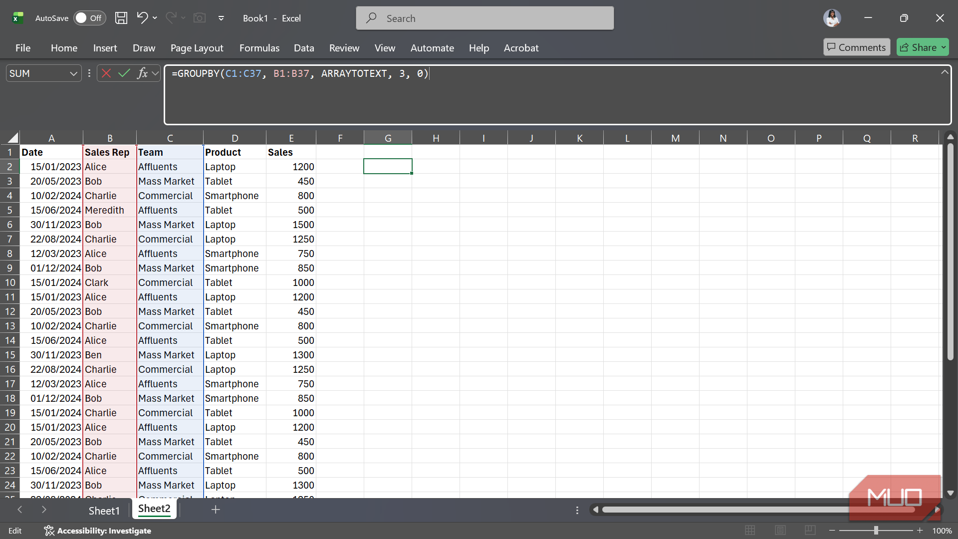 These Excel functions just made PivotTables obsolete for me