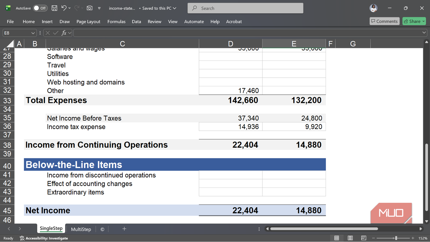 Basic Income Statement Excel Example These Excel templates make complex tasks dead simple — and they’re all free
