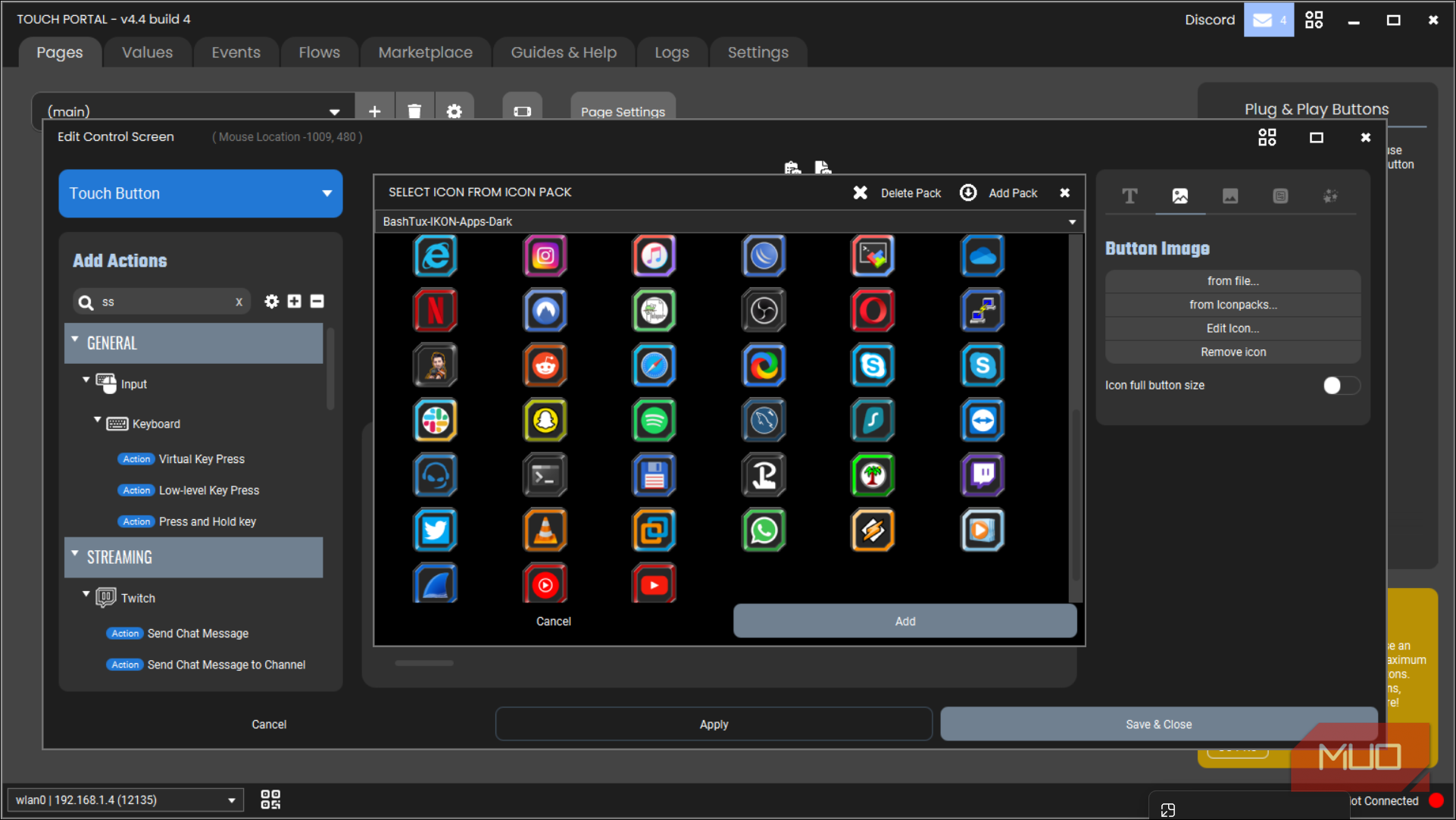 Touch Portal icon pack