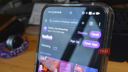 twitch on android smartphone screen.