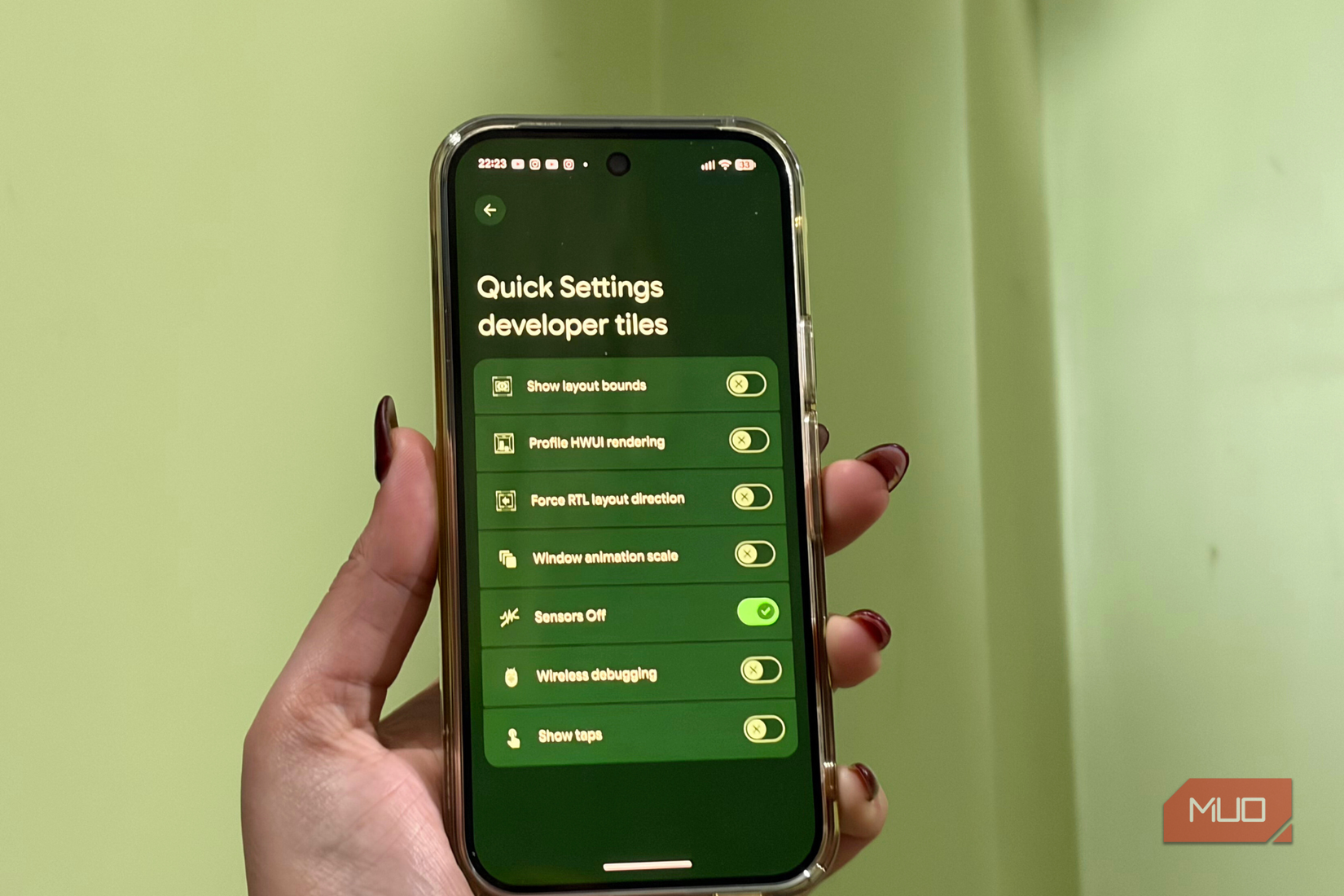 Sensores apagados encendidos Google Pixel 10 Pro