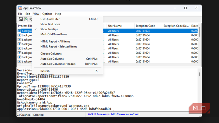 Appcrashview This portable Windows toolkit fits on a single USB and replaces dozens ...