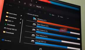 Windows 11 File Explorer This PC PC on a HP Laptop