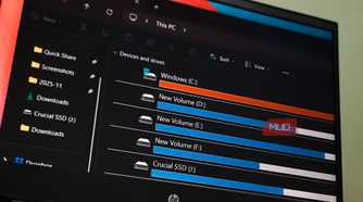 Windows 11 File Explorer This PC PC on a HP Laptop