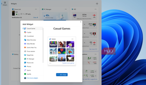 Windows 11 Widgets panel apps