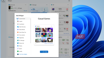 Windows 11 Widgets panel apps