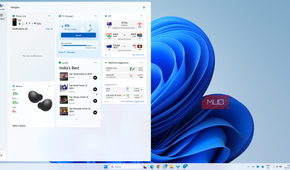 Windows 11 Widgets panel on desktop