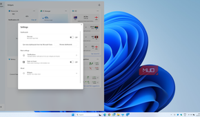 Windows 11 Widgets panel settings