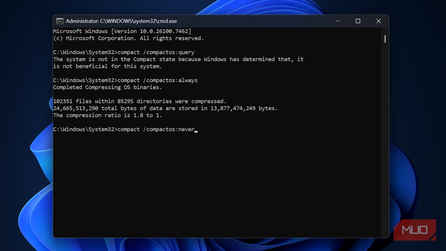 I ran one Windows command and got back 11GB of space instantly