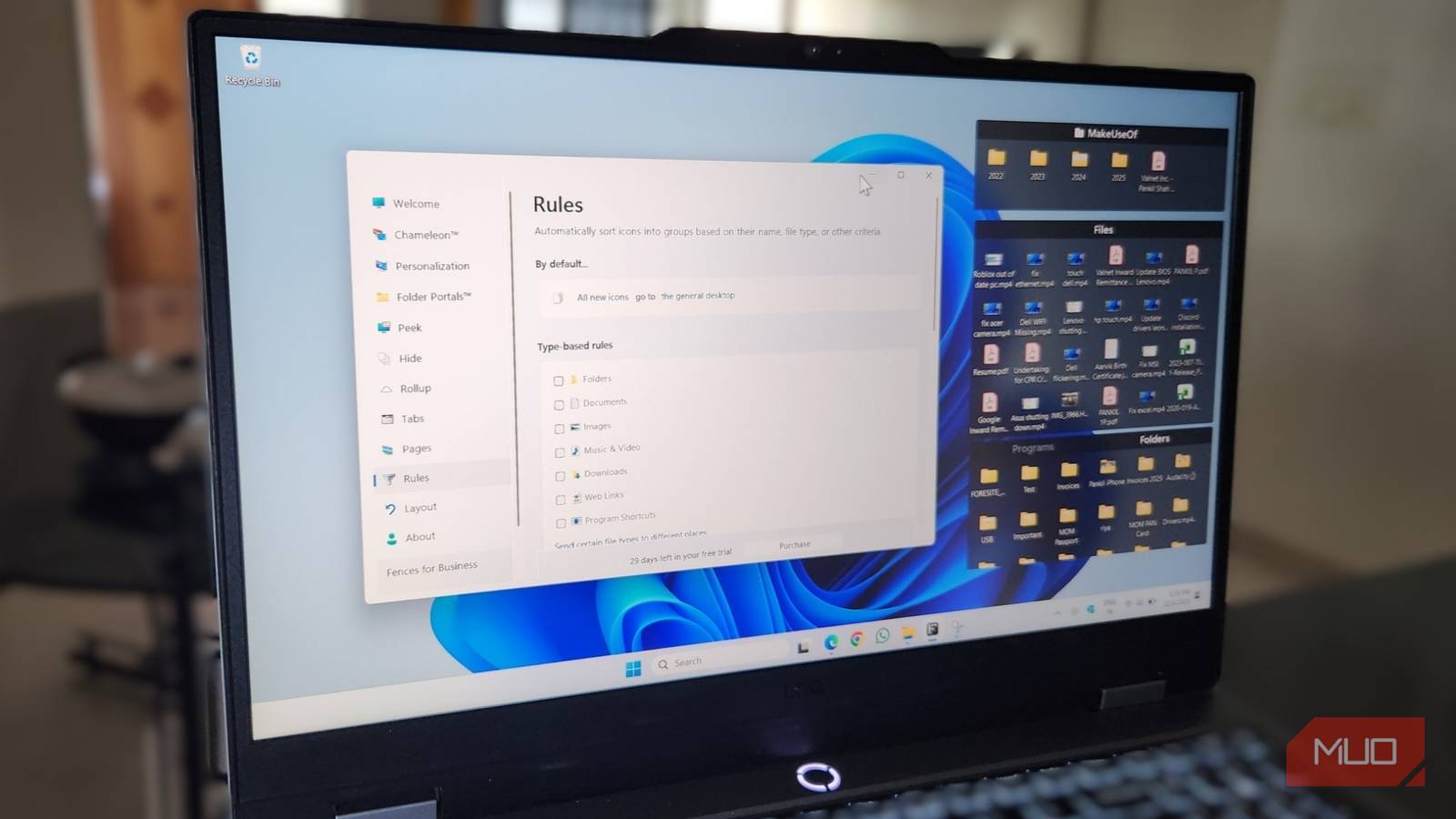 Windows Desktop Mess My desktop was a mess until I tried this simple Windows organizer