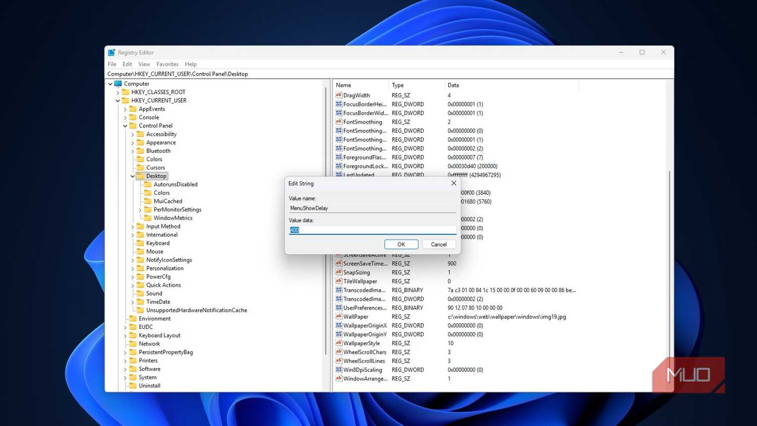 Rwindows R Menu Windows 11 menus felt sluggish until I tweaked this one registry