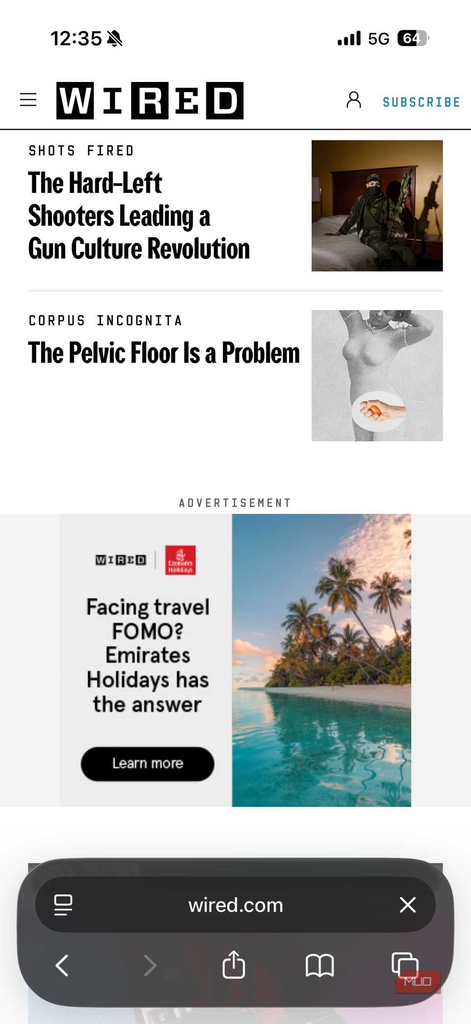I combined Safari with Firefox Focus, and it’s the perfect browser