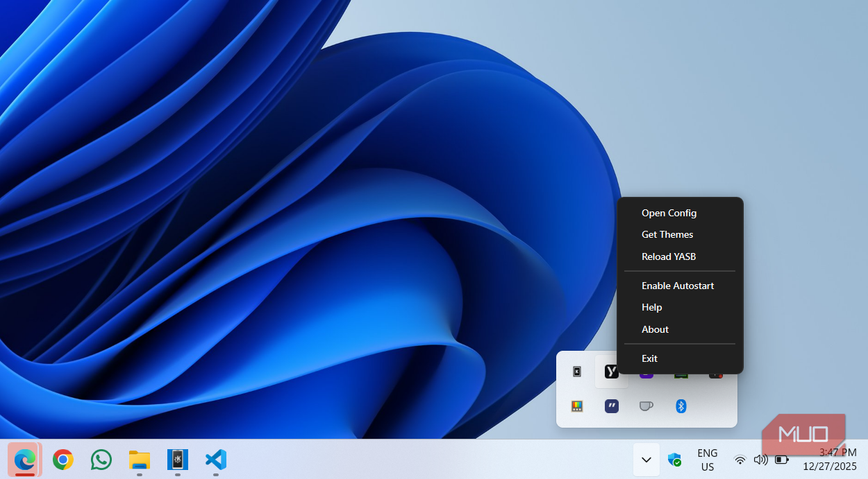 I added a Mac-style menu bar to Windows and it's actually better