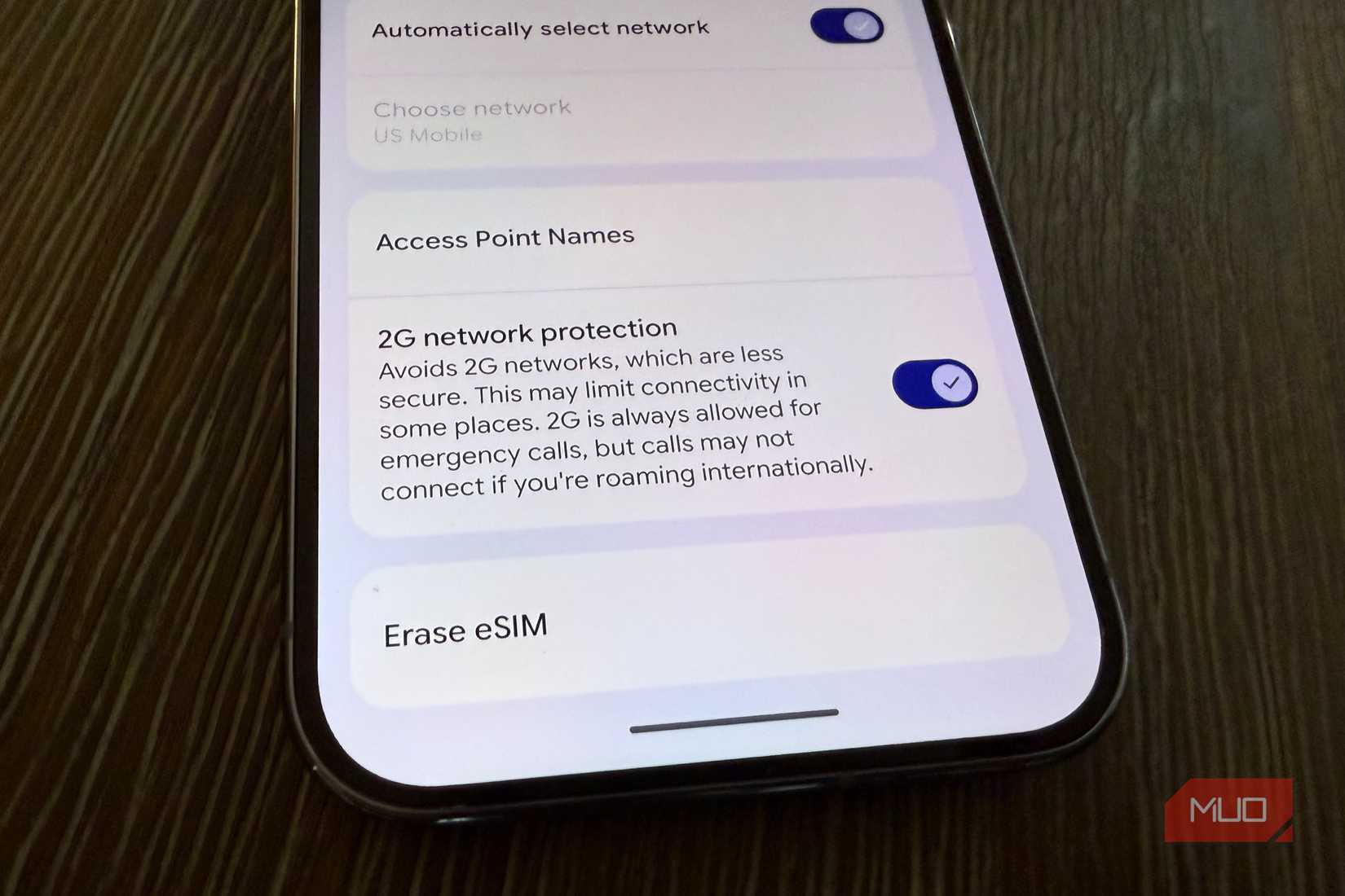 2G Protection on Pixel 