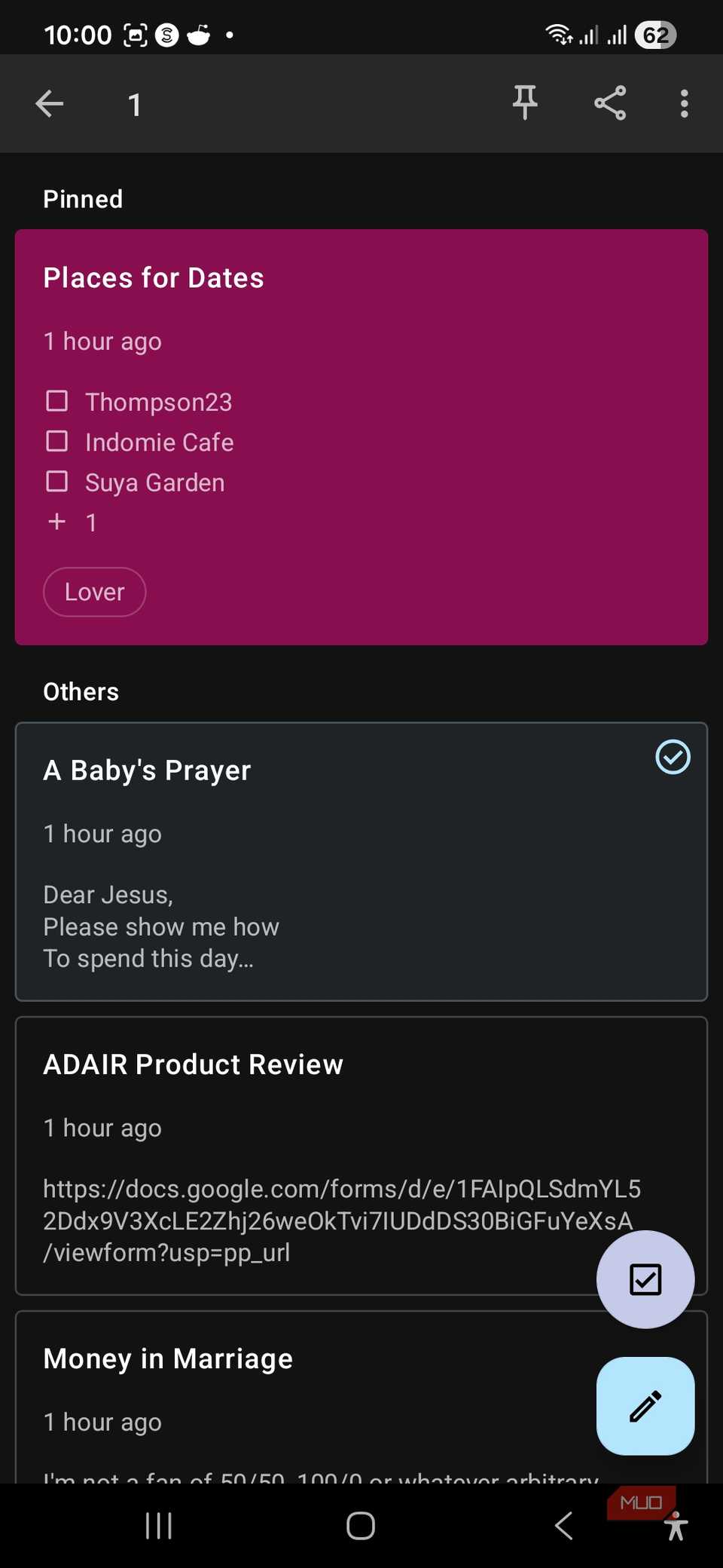 Note.ly This tiny notes app made me write more because it opens instantly