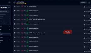 Activity log for Control D