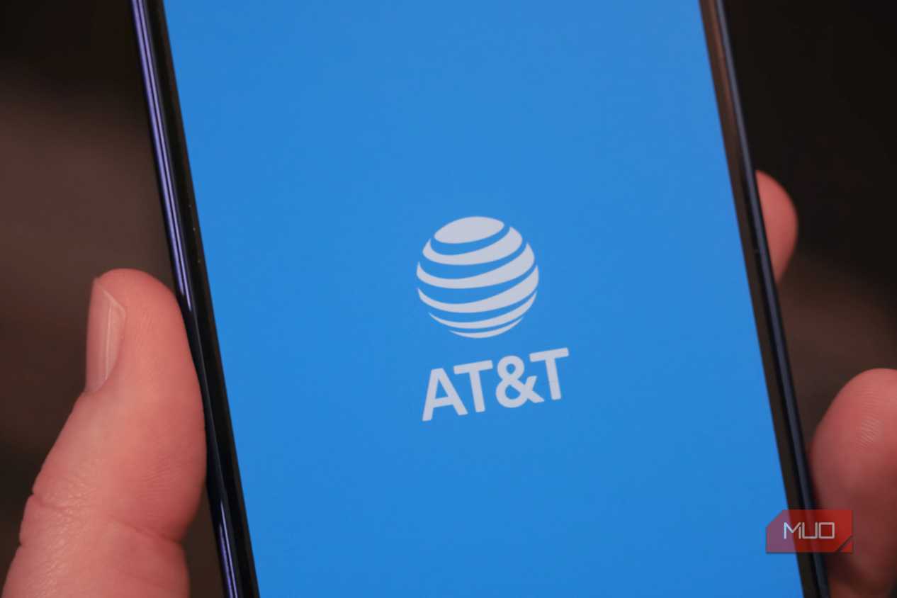 The AT&T app pre-installed on a Samsung Galaxy phone.