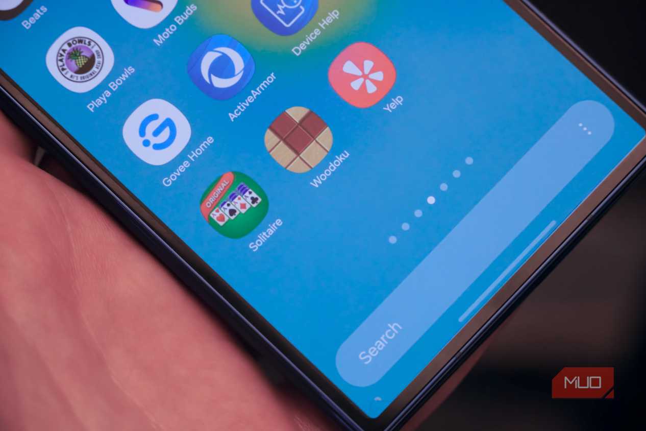 Bloatware games on a Samsung Galaxy phone.