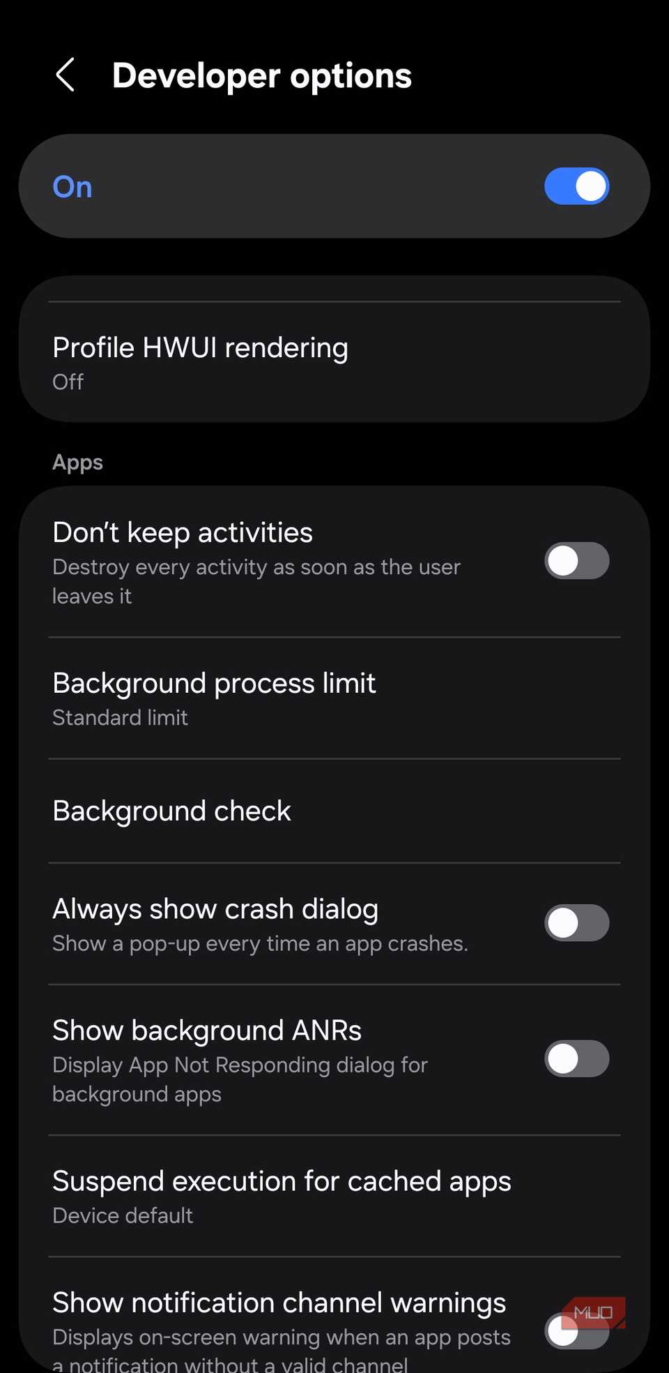 অ্যান্ড্রয়েডে ব্যাকগ্রাউন্ড প্রক্রিয়া সীমা