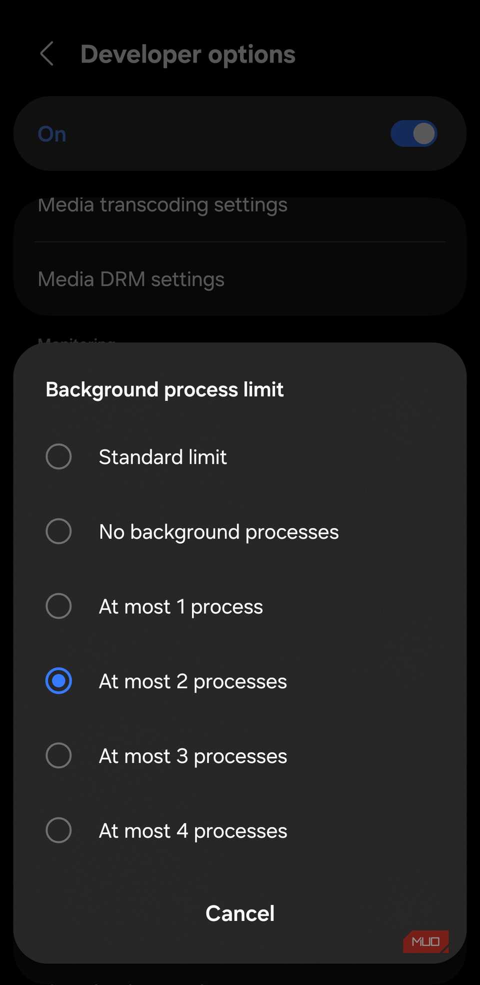 অ্যান্ড্রয়েডে ব্যাকগ্রাউন্ড প্রক্রিয়া সীমা পরিবর্তন করুন