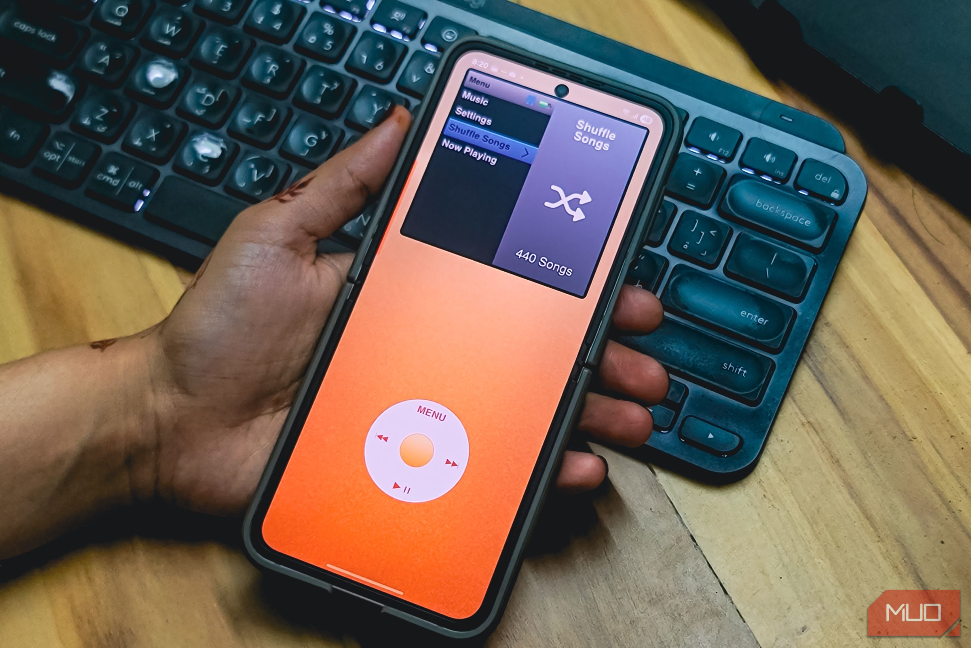 Classipod open on Galaxy Z Flip 6 1