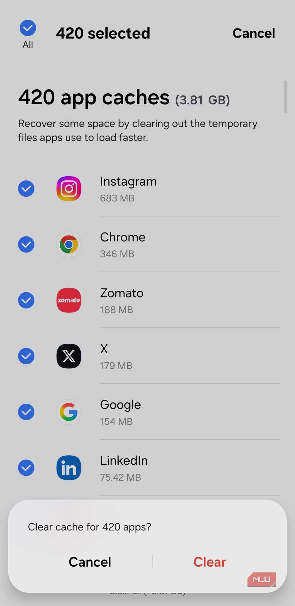 Clear App Cache Automatically I fixed low storage warnings without buying more space