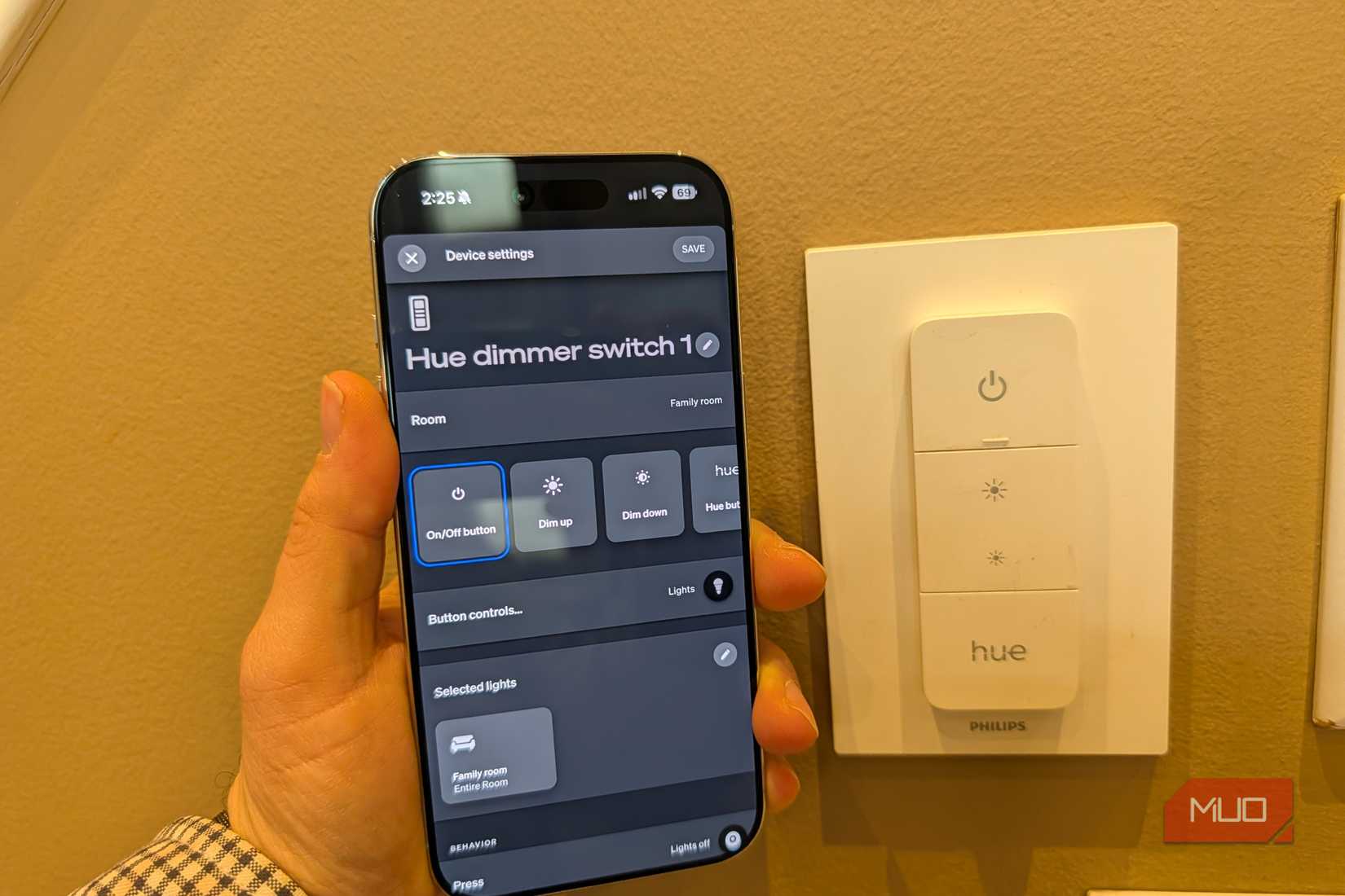 Atenuador de tono con aplicación