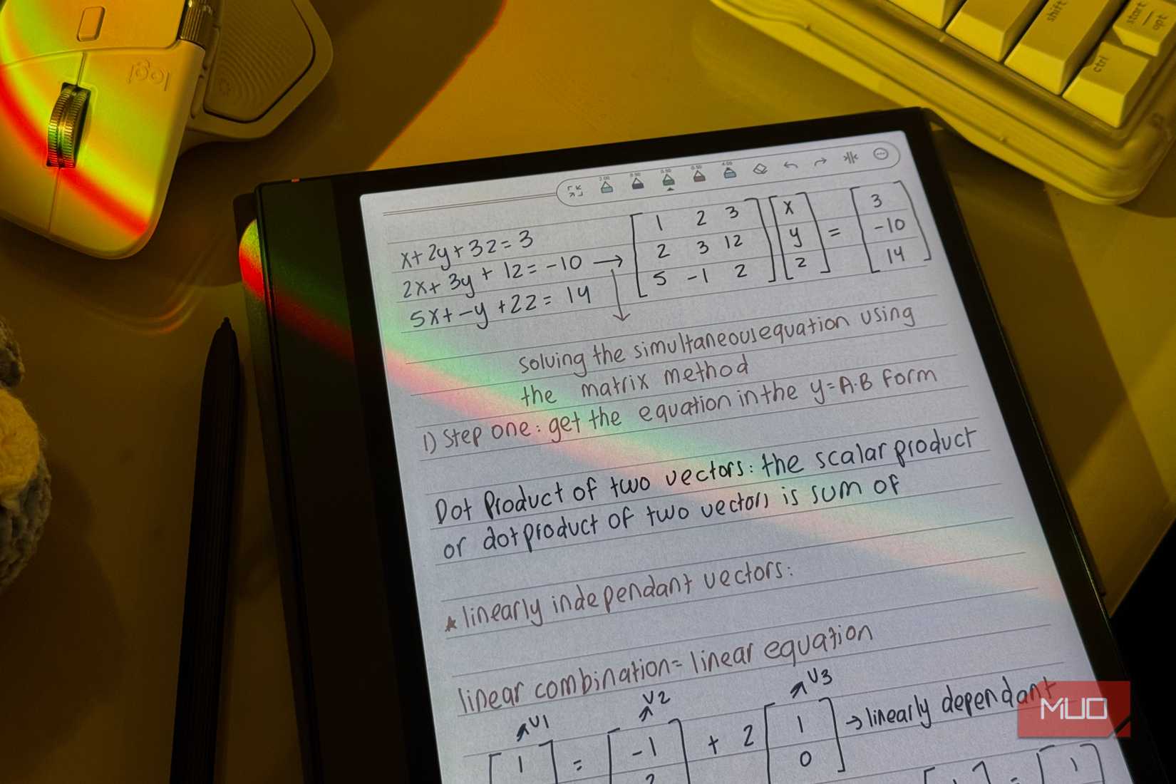 I Tablet Math I replaced both my tablet and e-reader with this one device